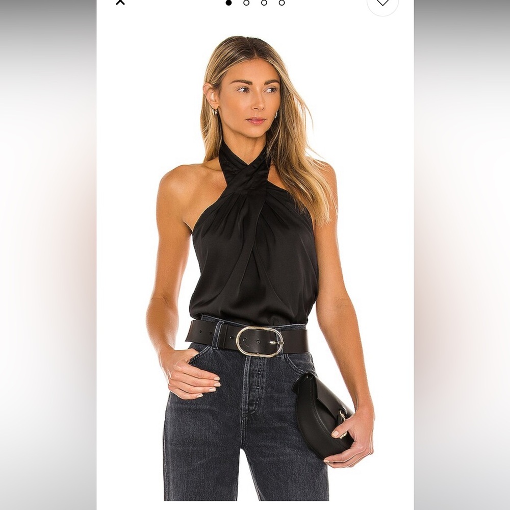 Amerie Pleated Halter Top - Superdown